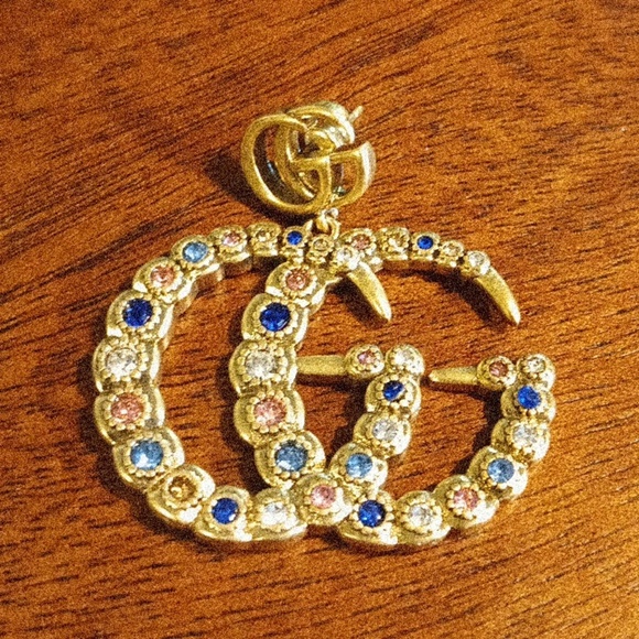 Authentic Gucci GG Multi Colored Earrings - Picture 3 of 5